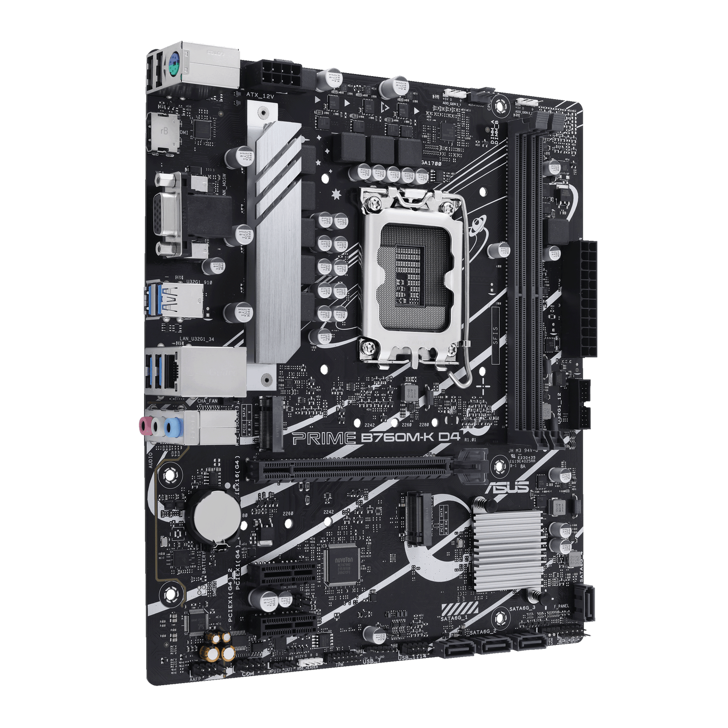 ASUS Prime B760M-K D4 | Intel® B760 LGA 1700 mATX Motherboard