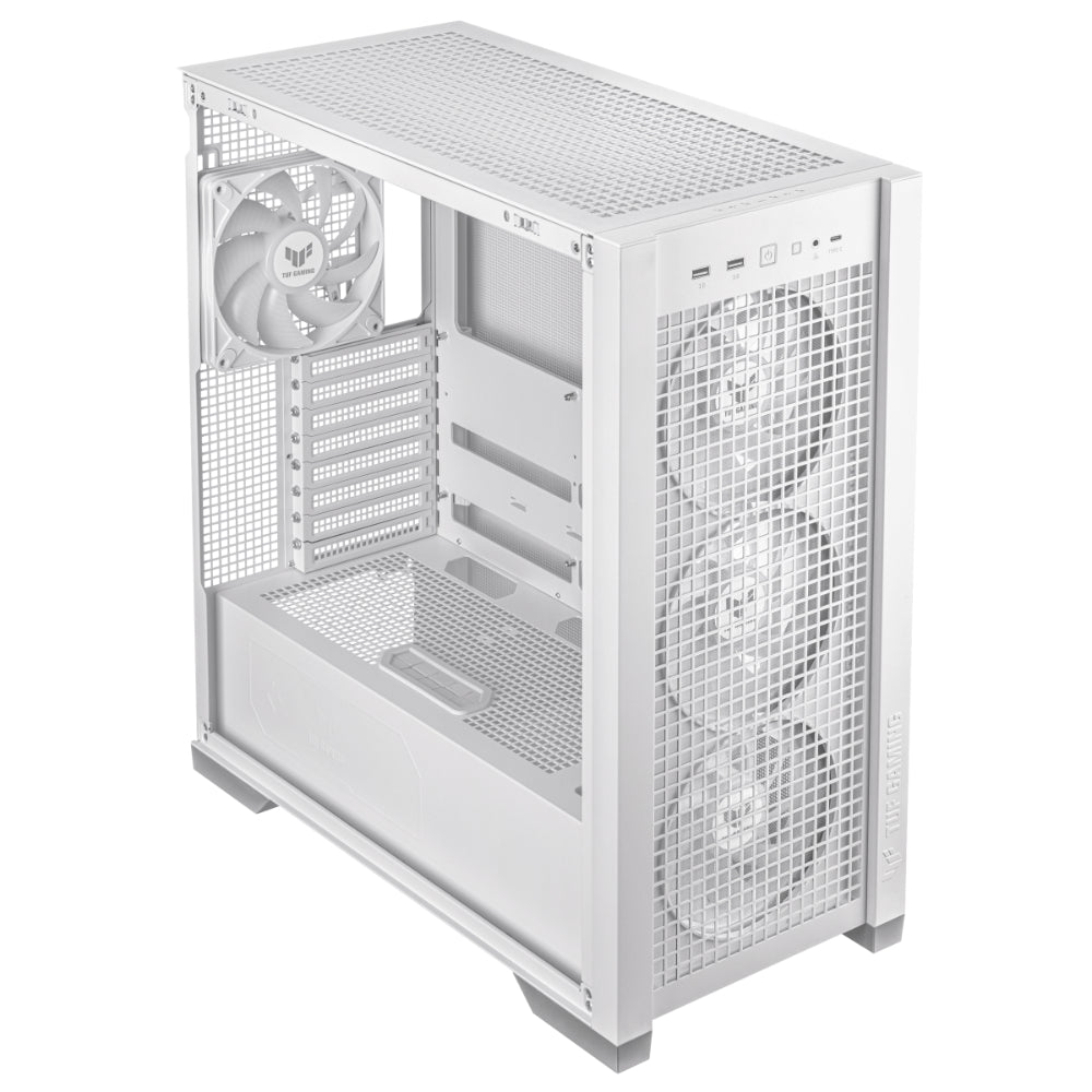 ASUS TUF GAMING GT302 ARGB | Mid Tower Case | E-ATX Support | Tempered Glass | ARGB Fans | USB 3.2 Type-C