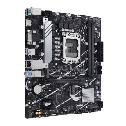 ASUS Prime B760M-K D4 | AI-Ready Micro-ATX Motherboard with PCIe 4.0 & Aura Sync RGB