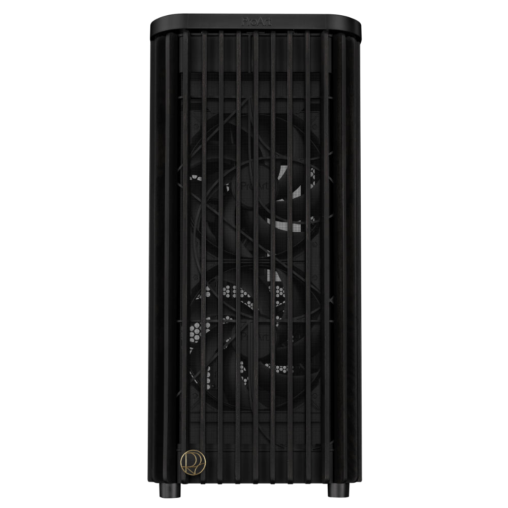 ASUS ProArt PA401 Wood Edition | ATX Mid-Tower Case with FSC - Certified Ash Wood, High-Airflow Design, and Tempered Glass Side Panel