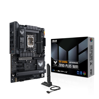 ASUS TUF GAMING Z890-PLUS WIFI | Durable ATX Motherboard with AI-Ready Performance