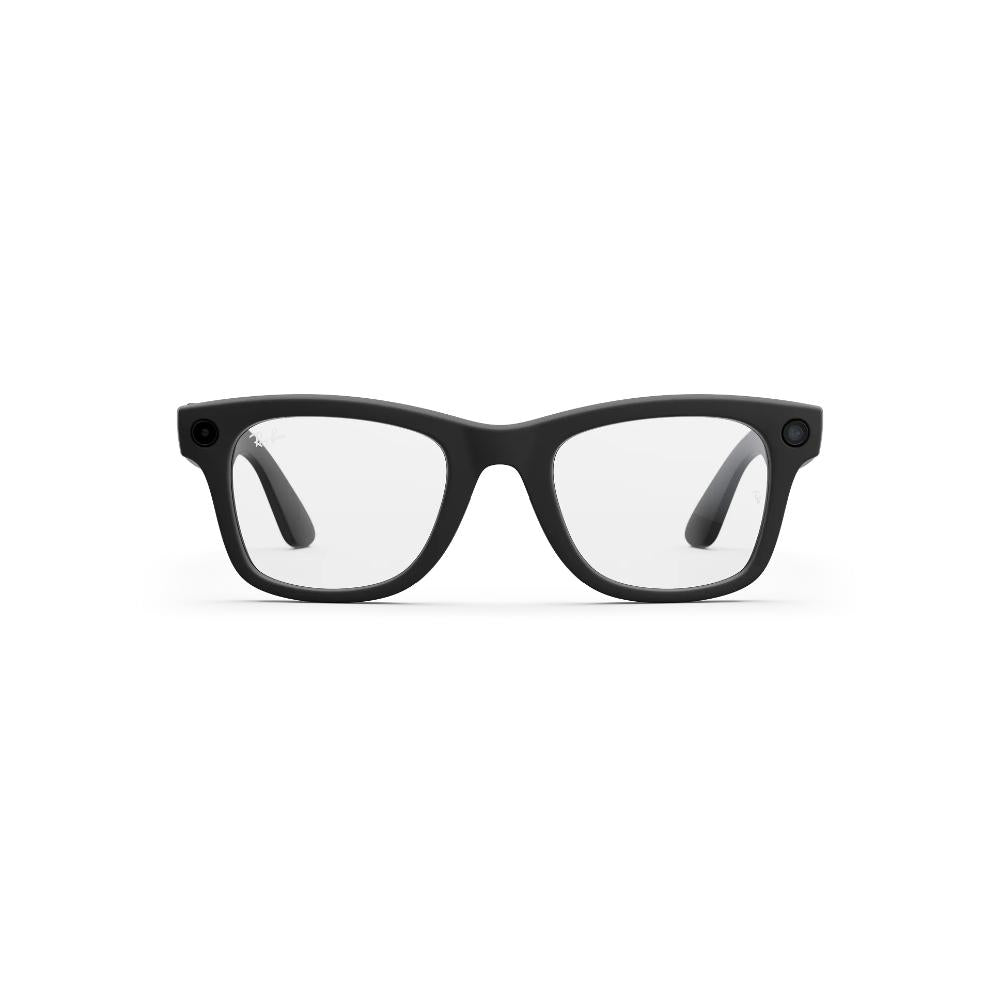 Ray-Ban Meta Wayfarer Gen 2 | Matte Black | Clear Blue-Violet Light Filter | 12MP Camera | 8-Hour Battery | Meta AI