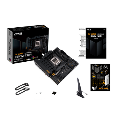 ASUS TUF GAMING B650M-E WIFI | Micro-ATX Gaming Motherboard with DDR5, PCIe 5.0, Wi-Fi 6 & Military-Grade Durability