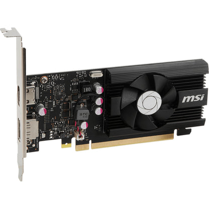 MSI GeForce GT 1030 4G D4 LP OC Graphics Card | NVIDIA GeForce GT 1030 | 4GB GDDR4 | 64-bit | PCIe 3.0 | HDMI 2.0b | DP 1.4a