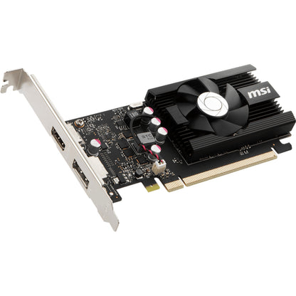 MSI GeForce GT 1030 4G D4 LP OC Graphics Card | NVIDIA GeForce GT 1030 | 4GB GDDR4 | 64-bit | PCIe 3.0 | HDMI 2.0b | DP 1.4a