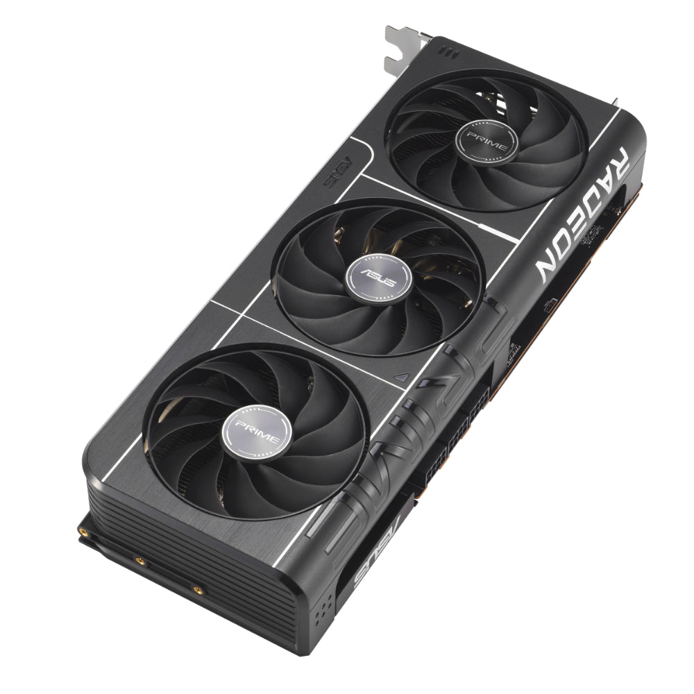 ASUS Prime Radeon RX 9070 XT O16G Graphics Card | AMD Radeon RX 9070 XT, 16GB GDDR6, PCIe 5.0, HDMI 2.1b, DisplayPort 2.1a, and Boost Clock up to 3030 MHz