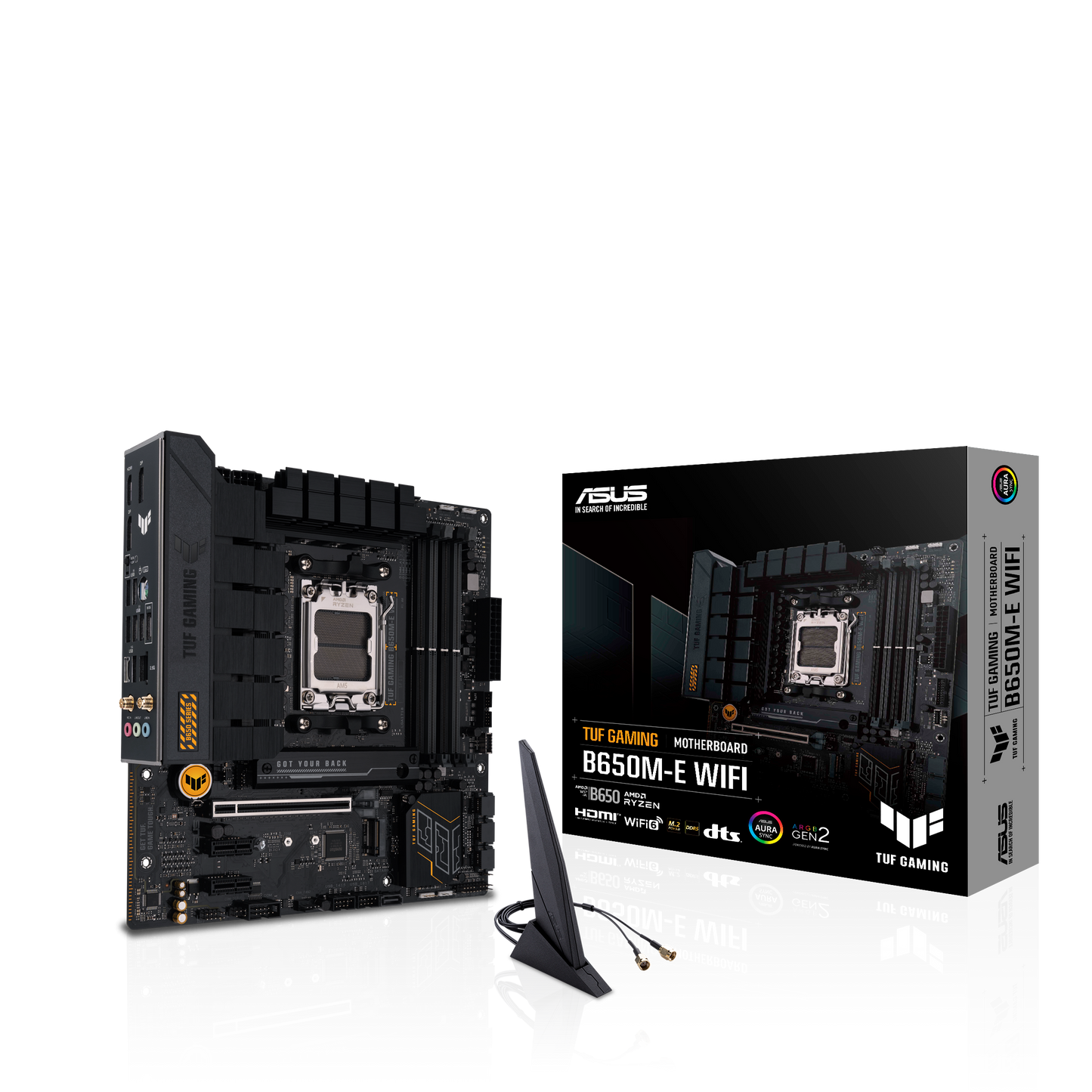 ASUS TUF GAMING B650M-E WIFI | Micro-ATX Gaming Motherboard with DDR5, PCIe 5.0, Wi-Fi 6 & Military-Grade Durability