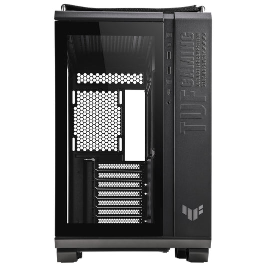 ASUS TUF GAMING GT502 | Mid Tower Case | Dual-Chamber Design | Tempered Glass Panels | Extensive Cooling Support | Military-Grade Style