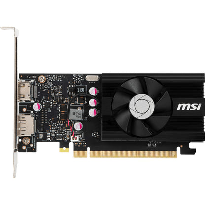 MSI GeForce GT 1030 4G D4 LP OC Graphics Card | NVIDIA GeForce GT 1030 | 4GB GDDR4 | 64-bit | PCIe 3.0 | HDMI 2.0b | DP 1.4a