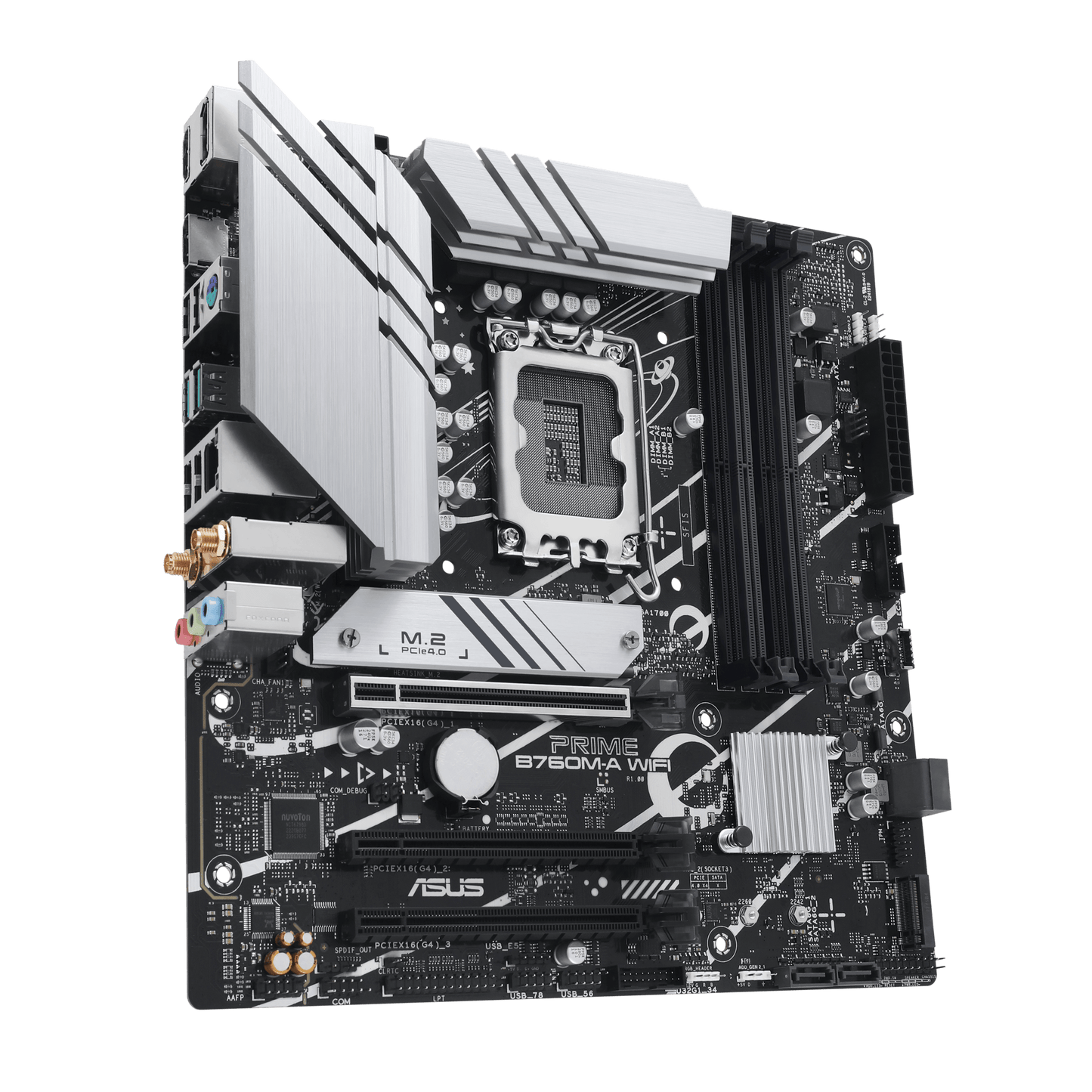 ASUS PRIME B760M-A WIFI | AI-Ready Micro-ATX Motherboard with Wi-Fi 6 & PCIe 4.0