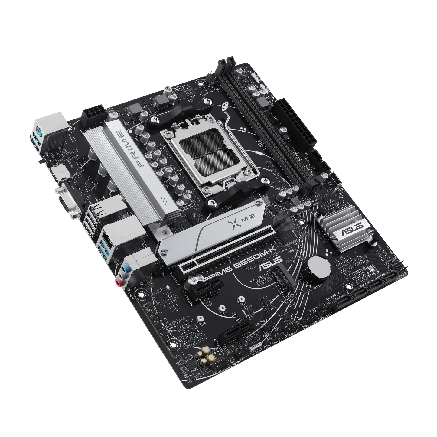 ASUS PRIME B650M-K | Micro-ATX Motherboard with DDR5, PCIe 5.0, & 2.5Gb Ethernet