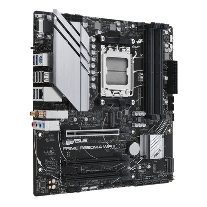 ASUS PRIME B650M-A WIFI II | AMD AM5 Micro-ATX Motherboard | DDR5 Support | PCIe 5.0 | Wi-Fi 6 | 2.5Gb Ethernet