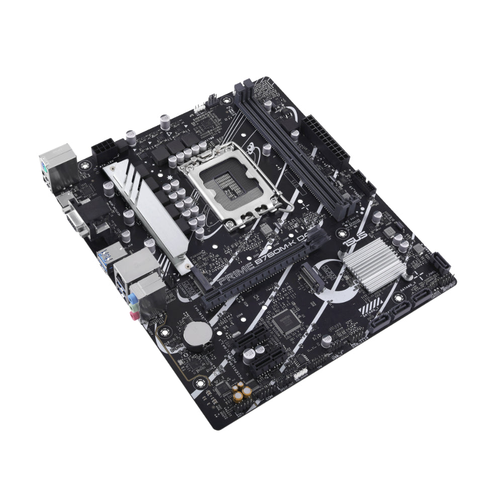 ASUS Prime B760M-K D4 | AI-Ready Micro-ATX Motherboard with PCIe 4.0 & Aura Sync RGB