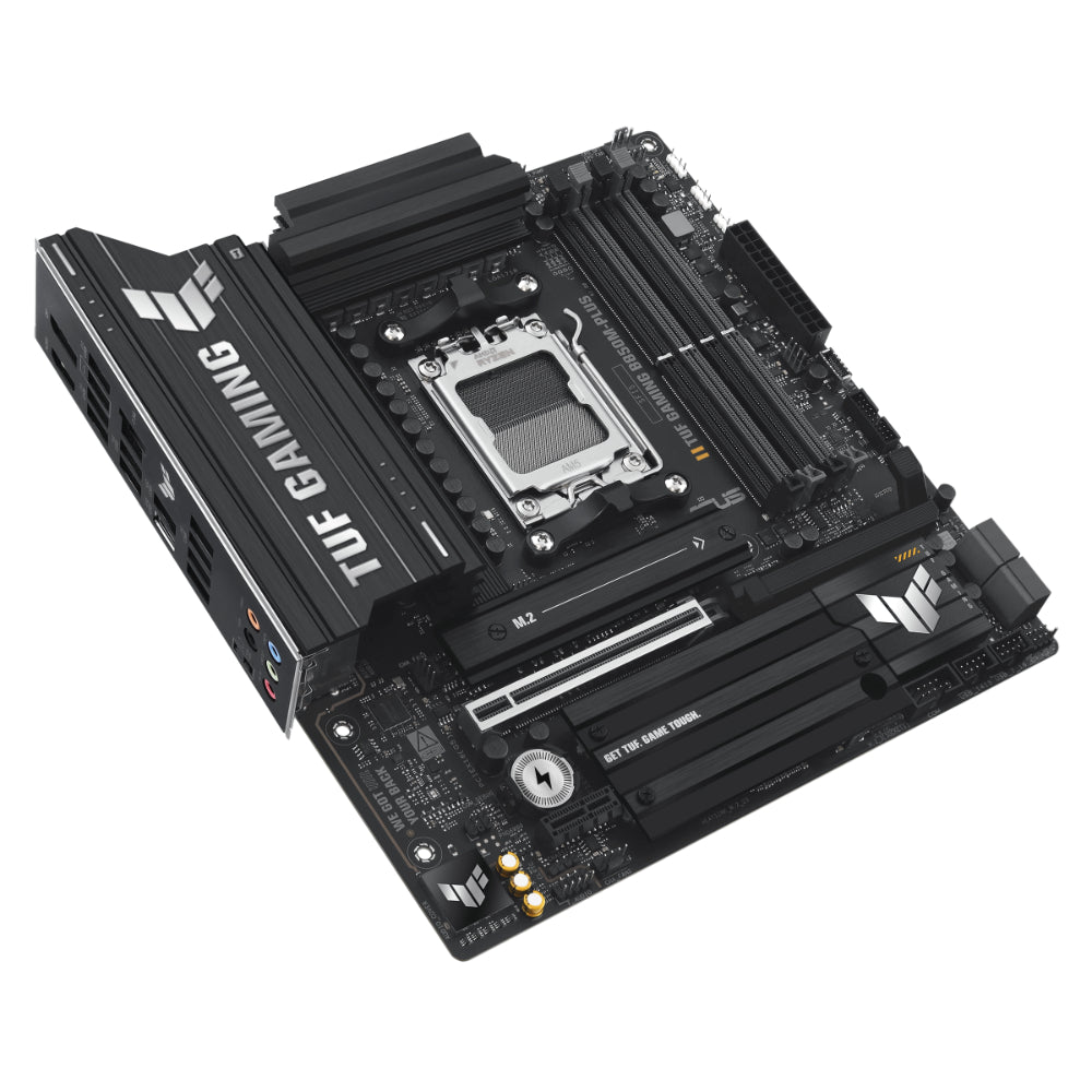 ASUS TUF GAMING B850M-PLUS Micro-ATX Motherboard | AMD B850 Chipset, AM5 Socket, DDR5 Support, PCIe 5.0 M.2, Realtek 2.5Gb Ethernet, USB 3.2 Gen 2, and Aura Sync RGB