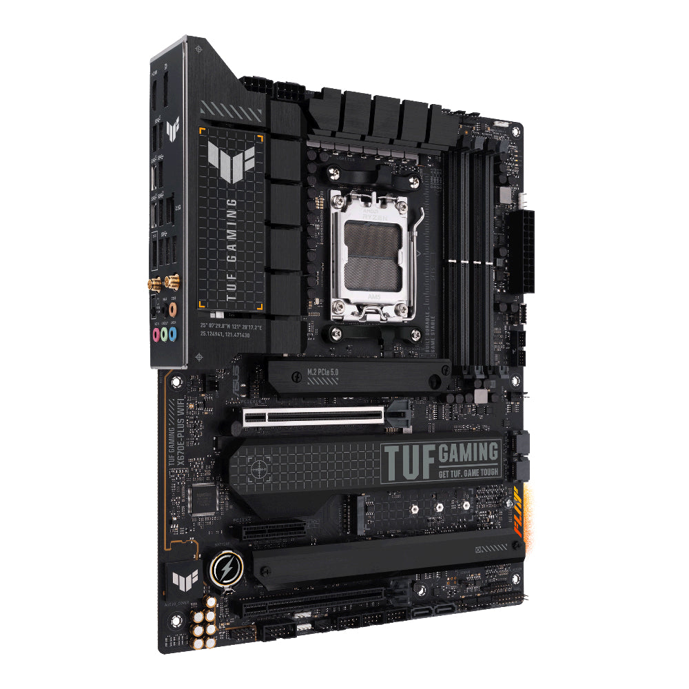 ASUS TUF GAMING X670E-PLUS WIFI | AM5 ATX Gaming Motherboard with PCIe 5.0 & Wi-Fi 6E
