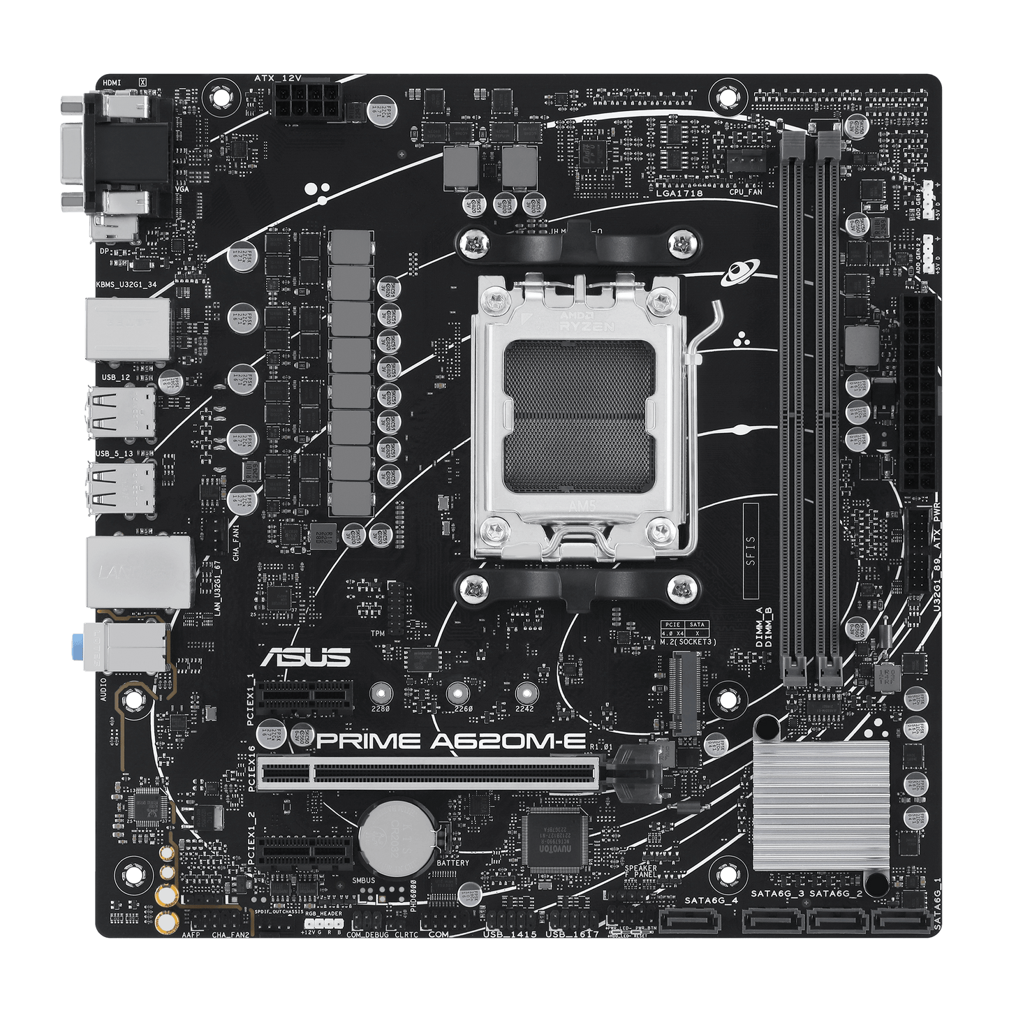 ASUS PRIME A620M-E | AMD A620 micro-ATX Motherboard