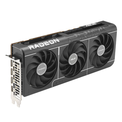 ASUS Prime Radeon RX 9070 XT O16G Graphics Card | AMD Radeon RX 9070 XT, 16GB GDDR6, PCIe 5.0, HDMI 2.1b, DisplayPort 2.1a, and Boost Clock up to 3030 MHz