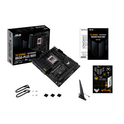 ASUS TUF GAMING B650-PLUS WIFI | AM5 ATX Gaming Motherboard | DDR5 Support | PCIe 5.0 | Wi-Fi 6 | Military-Grade Durability