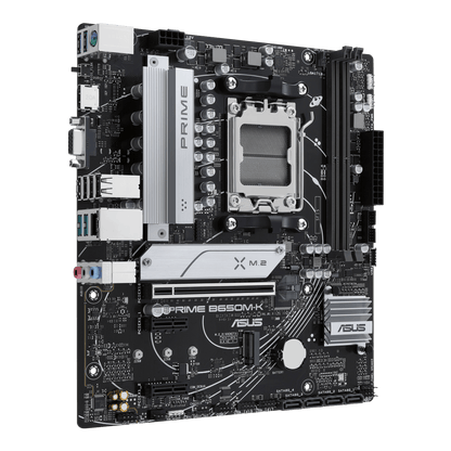 ASUS PRIME B650M-K | Micro-ATX Motherboard with DDR5, PCIe 5.0, & 2.5Gb Ethernet