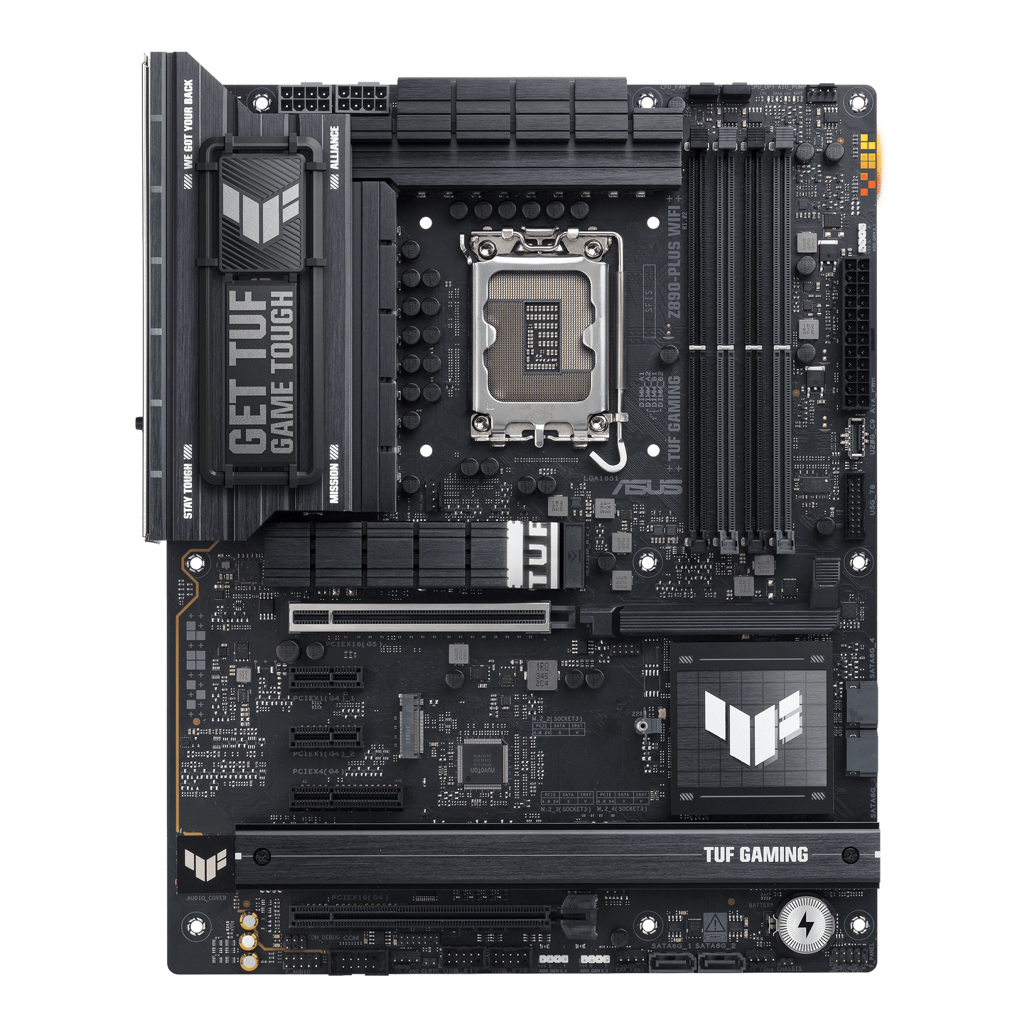 ASUS TUF GAMING Z890-PLUS WIFI | Durable ATX Motherboard with AI-Ready Performance