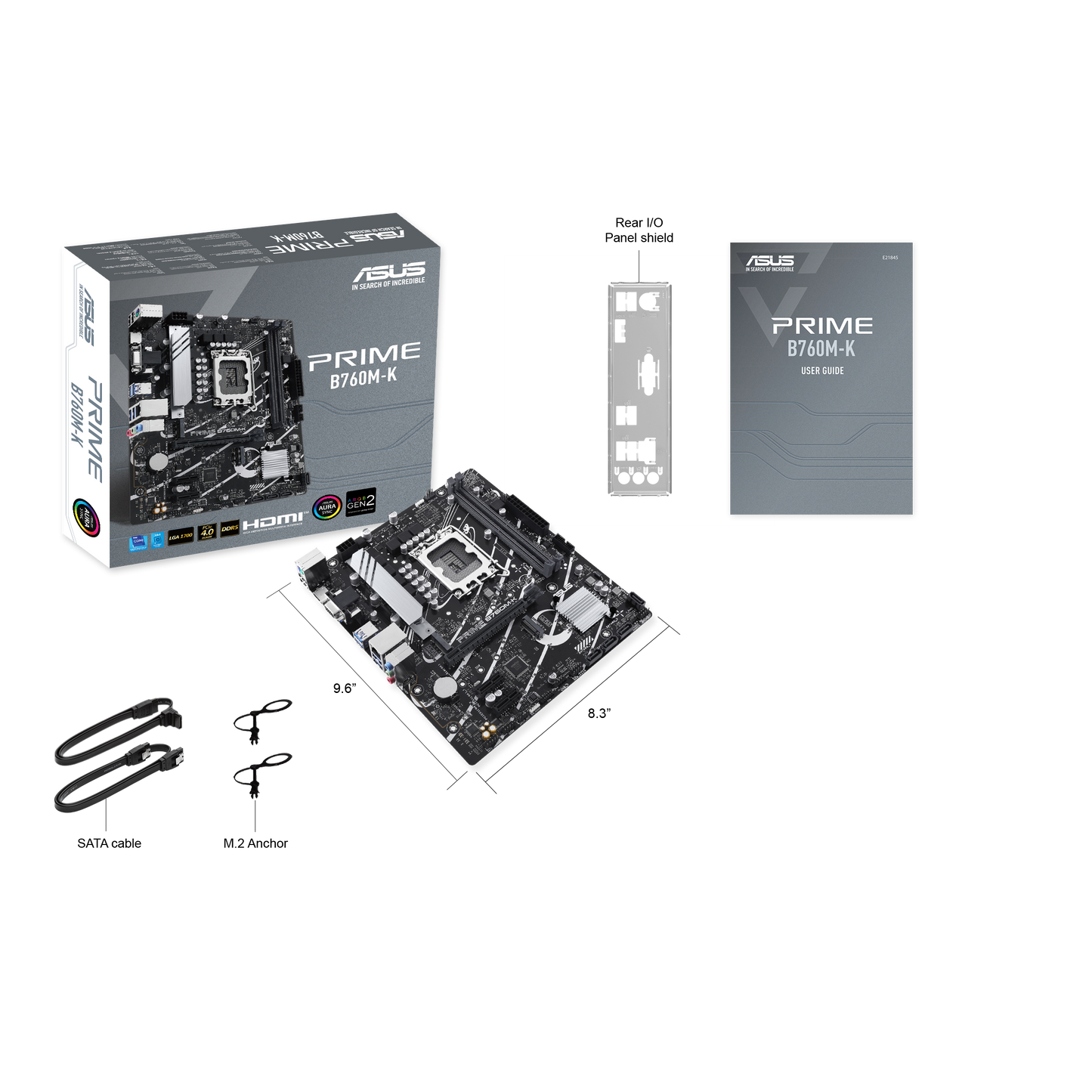 ASUS Prime B760M-K | Intel® B760 LGA 1700 mATX Motherboard