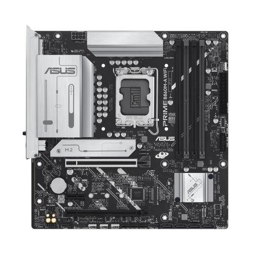 ASUS PRIME B860M-A WIFI-CSM | Micro-ATX Motherboard Ultimate DDR5 | Wi-Fi 6E PCIe 5.0 for AI | Gaming Creative Power