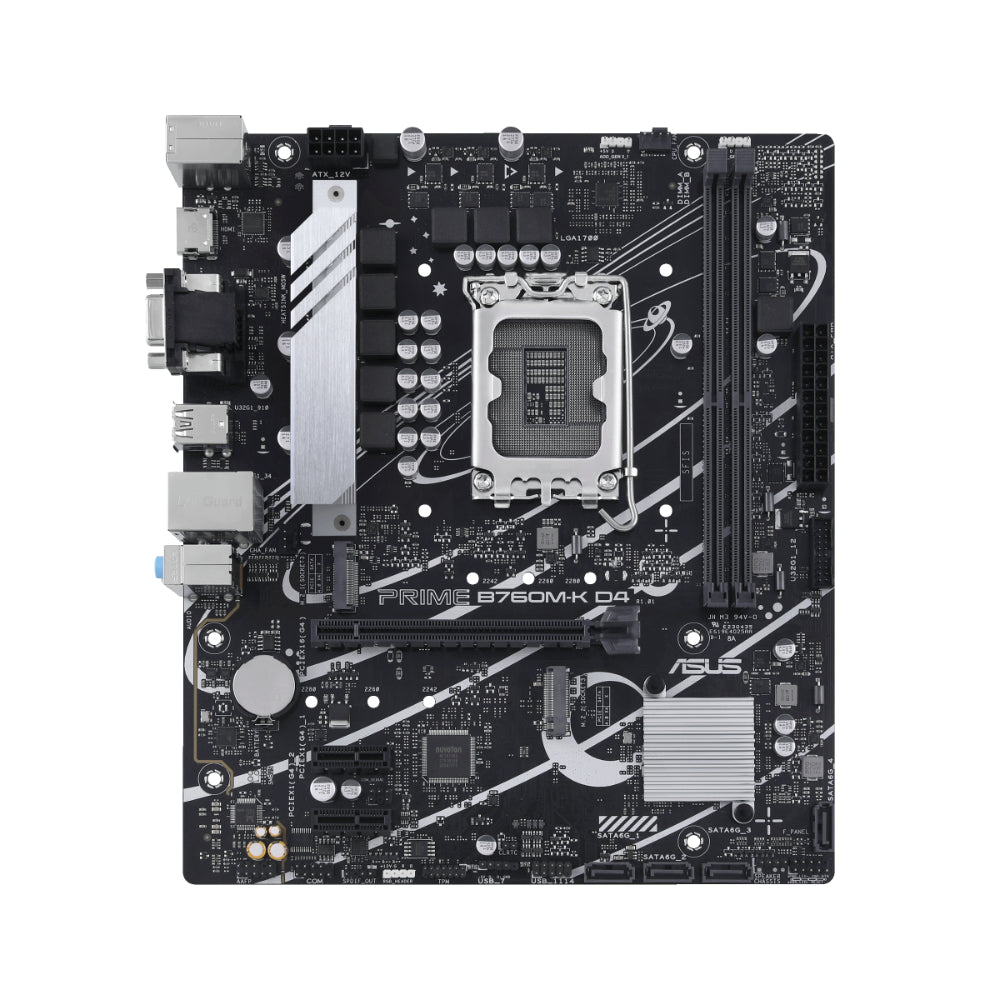 ASUS Prime B760M-K D4 | AI-Ready Micro-ATX Motherboard with PCIe 4.0 & Aura Sync RGB
