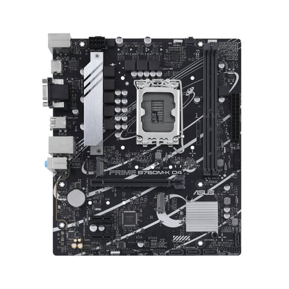 ASUS Prime B760M-K D4 | AI-Ready Micro-ATX Motherboard with PCIe 4.0 & Aura Sync RGB