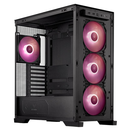ASUS TUF GAMING GT302 ARGB | Mid Tower Case | E-ATX Support | Tempered Glass | ARGB Fans | USB 3.2 Type-C