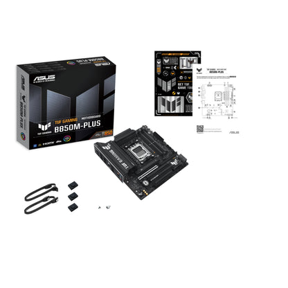 ASUS TUF GAMING B850M-PLUS Micro-ATX Motherboard | AMD B850 Chipset, AM5 Socket, DDR5 Support, PCIe 5.0 M.2, Realtek 2.5Gb Ethernet, USB 3.2 Gen 2, and Aura Sync RGB