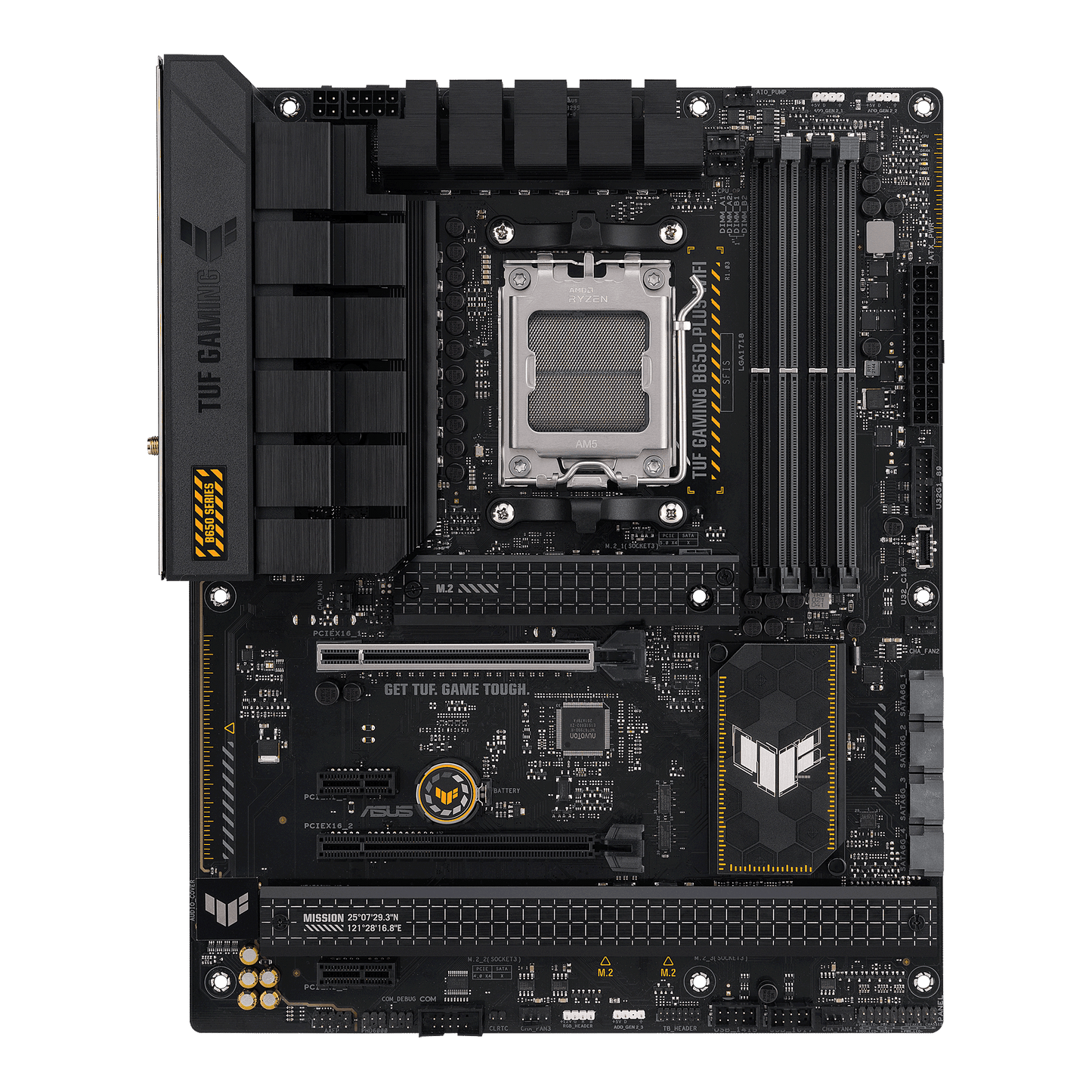 ASUS TUF GAMING B650-PLUS WIFI | AM5 ATX Gaming Motherboard with DDR5, PCIe 5.0, Wi-Fi 6 & Military-Grade Durability