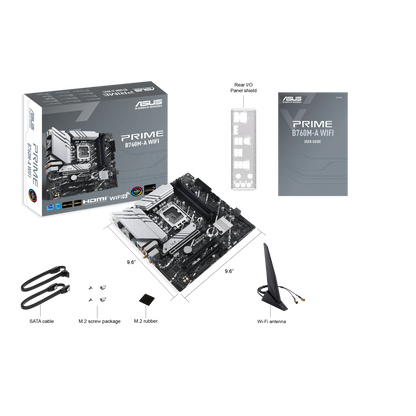 ASUS PRIME B760M-A WIFI | AI-Ready Micro-ATX Motherboard with Wi-Fi 6 & PCIe 4.0