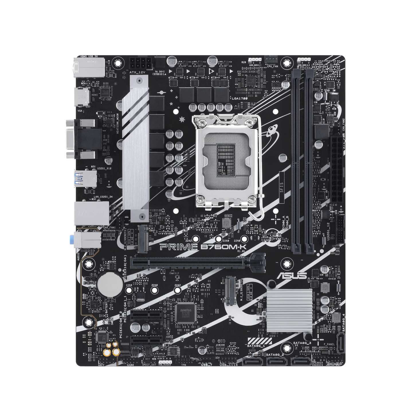 ASUS Prime B760M-K | Intel® B760 LGA 1700 mATX Motherboard