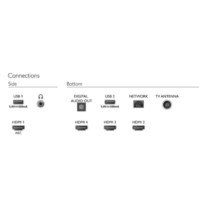 Philips LED 50PUT7966/98 | 50" 4K UHD Android TV, Ambilight 7900 Series, 3-Sided Ambilight | Dolby Vision, Dolby Atmos