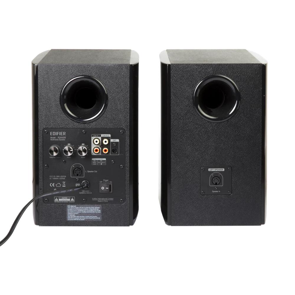 Edifier R2000DB Powered Bluetooth Bookshelf Speakers | 25mm Eagle Eye Tweeters, Optical Input, 120W Total Power