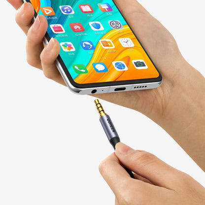UGREEN AV183 20782 | 3.5mm Male to 3.5mm Male AUX Audio Cable | 2 Meter | Grey
