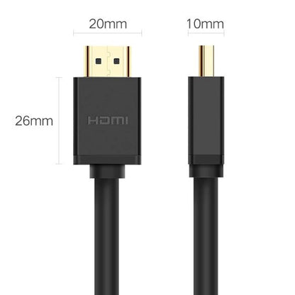 UGREEN HD104 | HDMI cable 4K 30 Hz 3D | Black | 1M 10106 TO 30M 101114 |