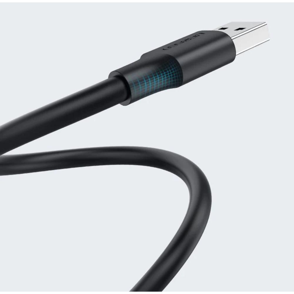 UGREEN US102 | USB 2.0 Type-A Male to Male Cable | High-Speed 480Mbps Data Transfer | Black