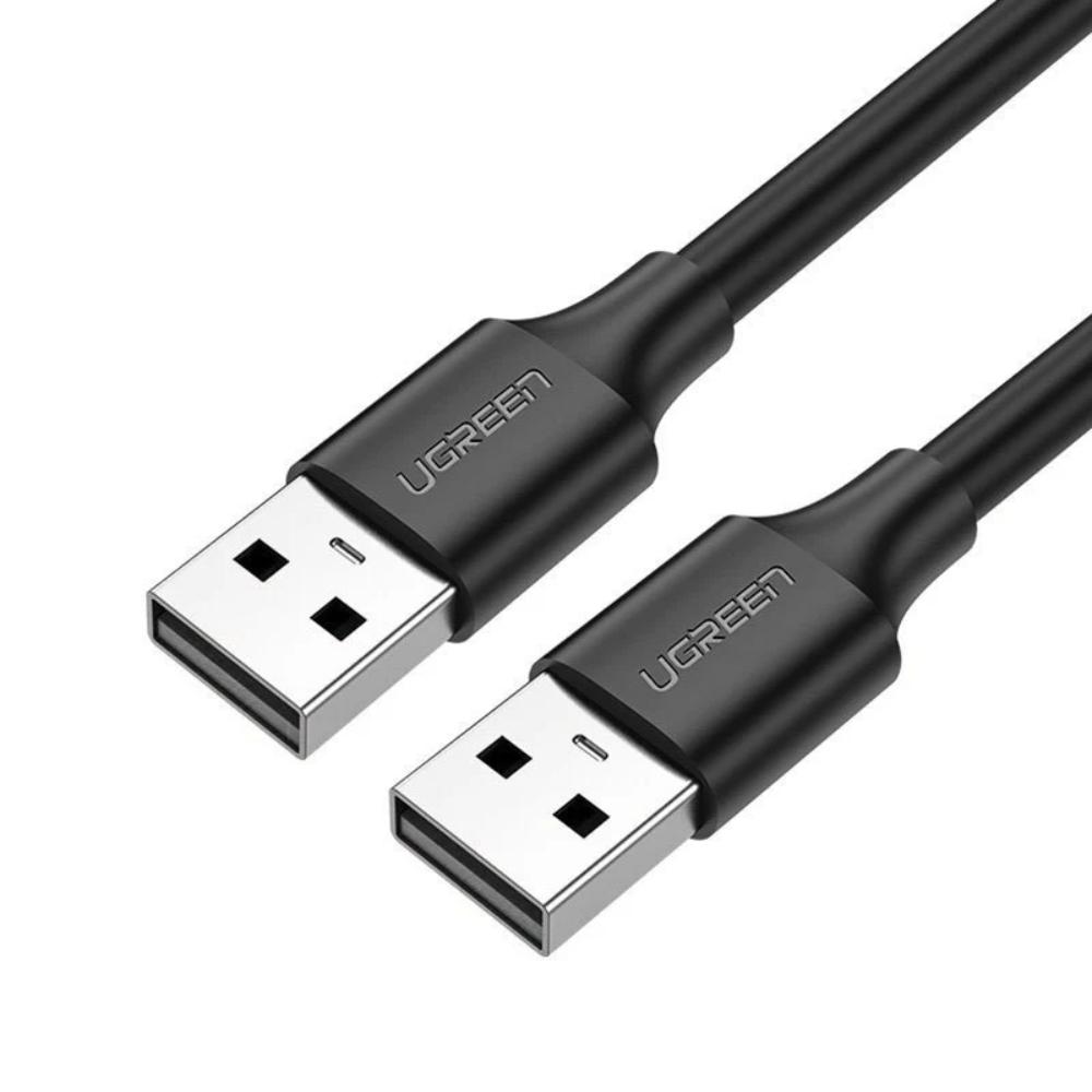 UGREEN US102 | USB 2.0 Type-A Male to Male Cable | High-Speed 480Mbps Data Transfer | Black