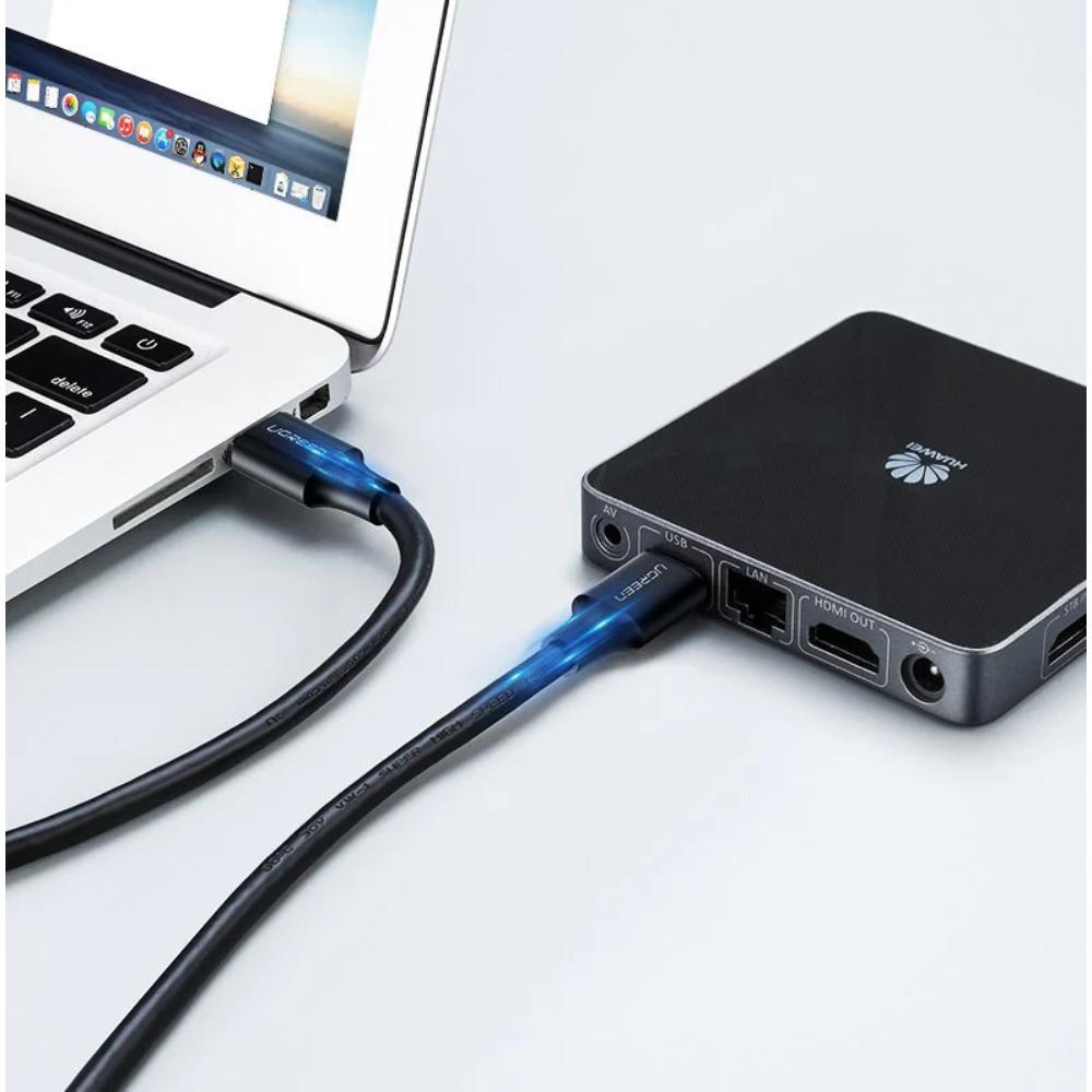 UGREEN US102 | USB 2.0 Type-A Male to Male Cable | High-Speed 480Mbps Data Transfer | Black