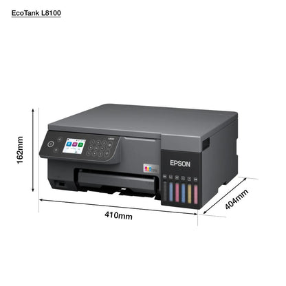 Epson EcoTank L8100 | 6-Colour High-Volume Photo Printer with ID Card & CD/DVD Printing