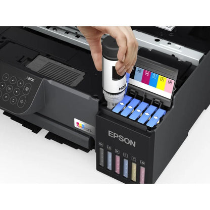 Epson EcoTank L8100 | 6-Colour High-Volume Photo Printer with ID Card & CD/DVD Printing