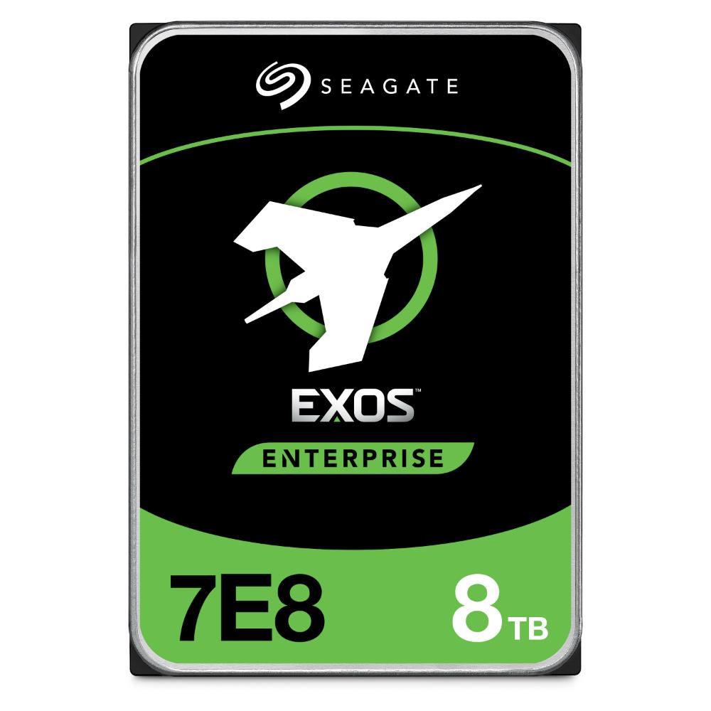 Seagate Exos 7E8 Enterprise Hard Drive | 4TB – 8TB, 7200RPM, CMR, SAS/SATA, 24×7 Reliability