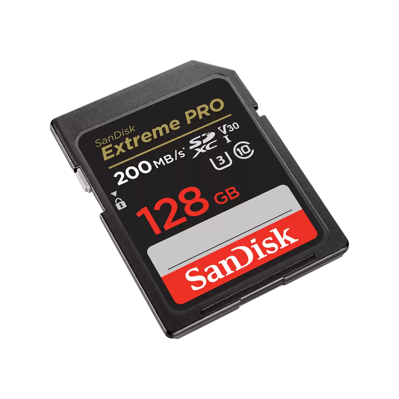 SanDisk Extreme Pro | SDXC UHS-I/U3 V30 Memory Card | Speed Up to 200MB/s | 128GB