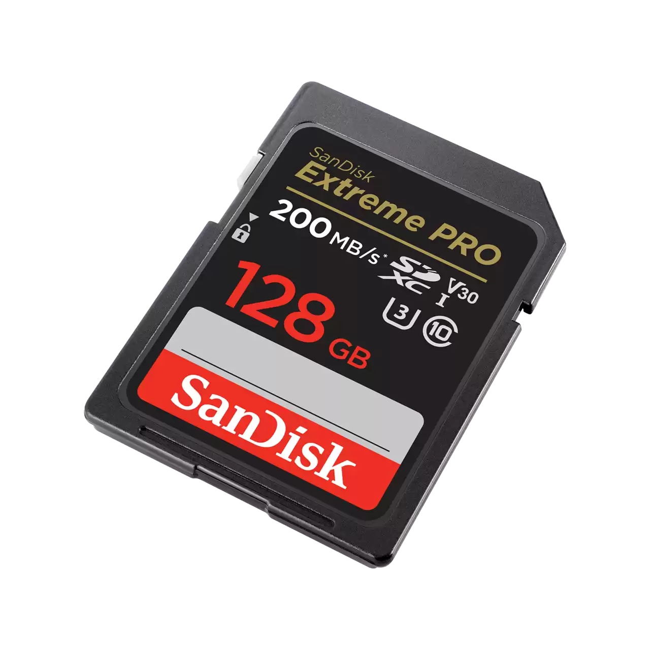 SanDisk Extreme Pro | SDXC UHS-I/U3 V30 Memory Card | Speed Up to 200MB/s | 128GB