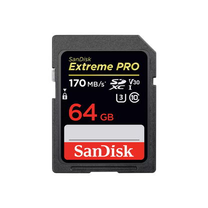 SanDisk Extreme PRO® SDHC™ And SDXC™ UHS-I Card (Up to 170 MBPs) 32GB - 256GB