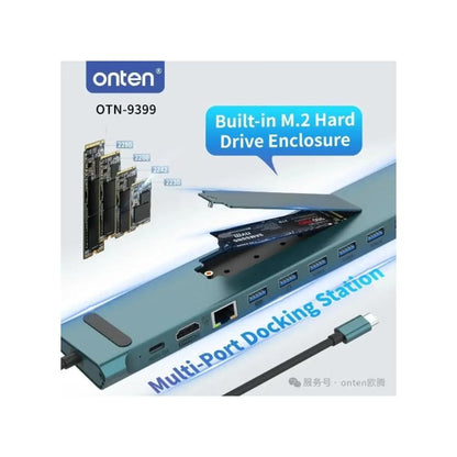 ONTEN OTN-9399 17-in-1 USB-C Hub | Ultimate All-in-One Connectivity Solution