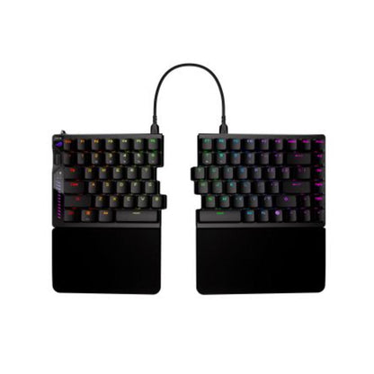 ASUS ROG Falcata 75% Split Gaming Keyboard | HFX V2 Magnetic Switches | Hall Sensor | 8K Polling Rate | Tri-Mode Connectivity | Hot-Swappable