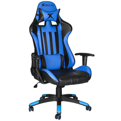 Xtrike-Me GC-905 Ergonomic Adjustable Gaming Chair | Reclining Design | PVC & PU | Iron & Nylon Construction | Cushion & Caster Wheels