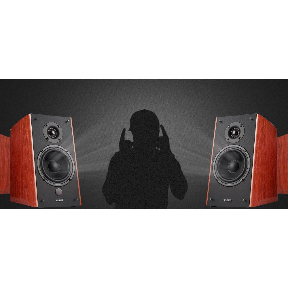 Edifier R2000DB Powered Bluetooth Bookshelf Speakers | 25mm Eagle Eye Tweeters, Optical Input, 120W Total Power
